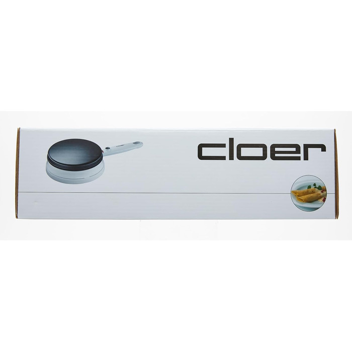 Акумуляторна для тонких млинців, 700 Вт, поверхня для випічки діаметром 18,5 см Одинарна, 677 Crpe-Maker -