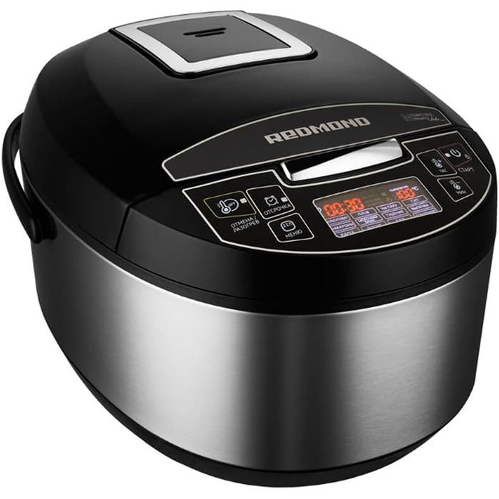 Мультиварка REDMOND RMC-RMC-M4512 (російська), 40 програм (хліб, приготування на пару тощо), сенсорний РК-дисплей, 5 літрів, Мульт