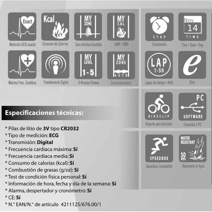 Монітор серцевого ритму Beurer PM 80