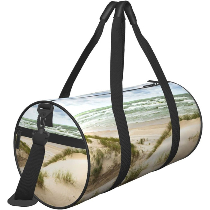 Дорожня сумка-циліндр з тропічним пальмовим принтом, спортивна сумка для чоловіків та жінок, сумка-мішок, спортивна сумка