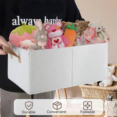 Коробка для зберігання одягу з тканини, складна, комплект з 3 шт. , великі розкладні коробки для білизни, ящики-органайзери з шухлядами для гардеробу, коробки для зберігання тканини, 472820 см, бежевий SEQ-B-1002-B