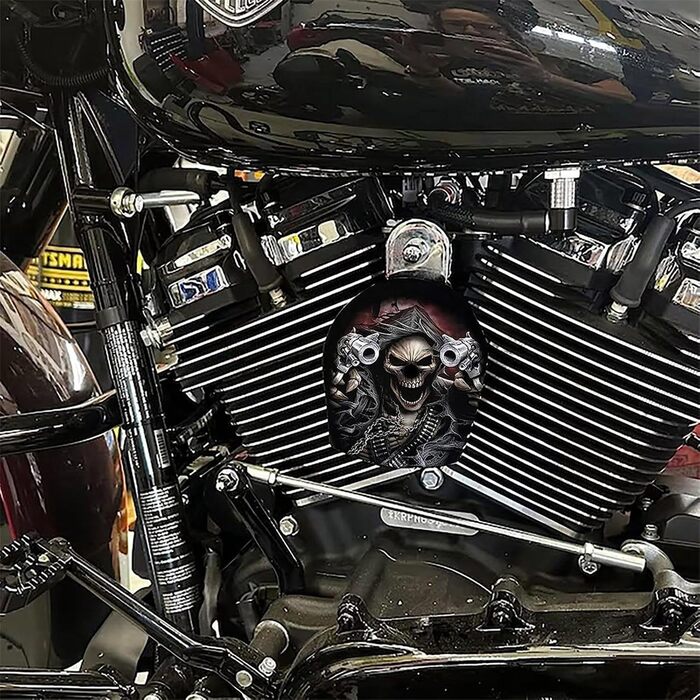 Чохол для клаксона рогу з черепом Harley Custom, аксесуар для декору