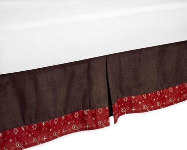 Дитяча постільна білизна Дикий Захід Ковбой Вестерн, комплект з 4-х предметів, стандартний двоспальний розмір шоколадно-коричневий