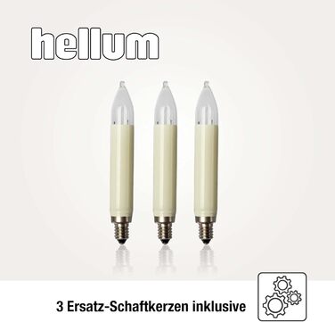 Свічник для ялинки 20 лампочок hellum