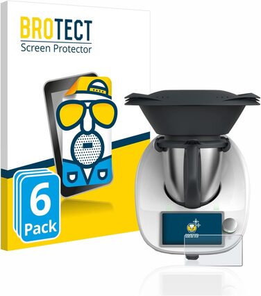 Антиблікова захисна плівка BROTECT для екрану Vorwerk Bimby TM6 / Thermomix TM6 (6 шт. ) Матова захисна плівка, антивідблиск, захист від відбитків пальців