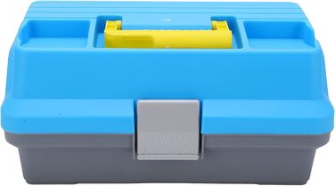 Ящик для рибальських снастей Cuifati з ручкою, тришаровий ящик з ABS-пластику для зберігання рибальського спорядження, футляр для зберігання рибальських аксесуарів, 32 x 15 x 20 см