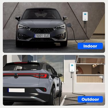 Зарядний пристрій Morec ev тип 2 7кВт 32А однофазний з APP підтримує Bluetooth і WiFi з'єднання ev зарядна станція IEC 62196-2 ста