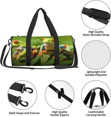 Дорожня сумка з дизайном черепа, кругла, великої місткості, легка та міцна, чудовий подарунок для походів, відпустки, ділових поїздок та іншого, кумедний принт, універсальний розмір.