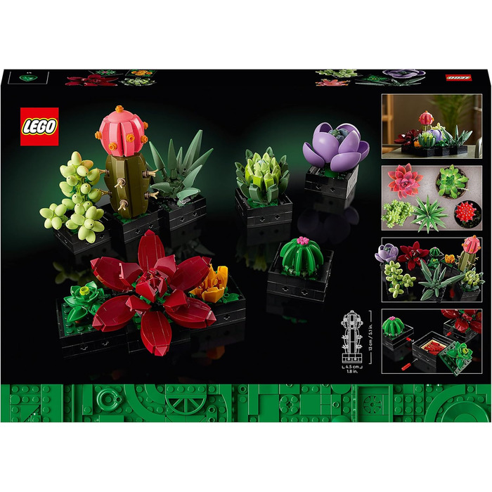 Конструктор LEGO Icons 10309, Ботанічна Колекція "Сукуленти", 771 деталь