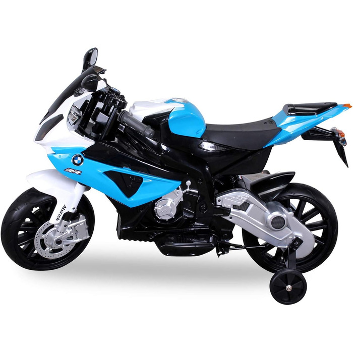 Дитячий електричний мотоцикл BMW S 1000 RR JT528 Ліцензійний -12 Вольт 7 AH акумулятор - 2 x 12 Вольт 35 Вт двигун - Електричний м