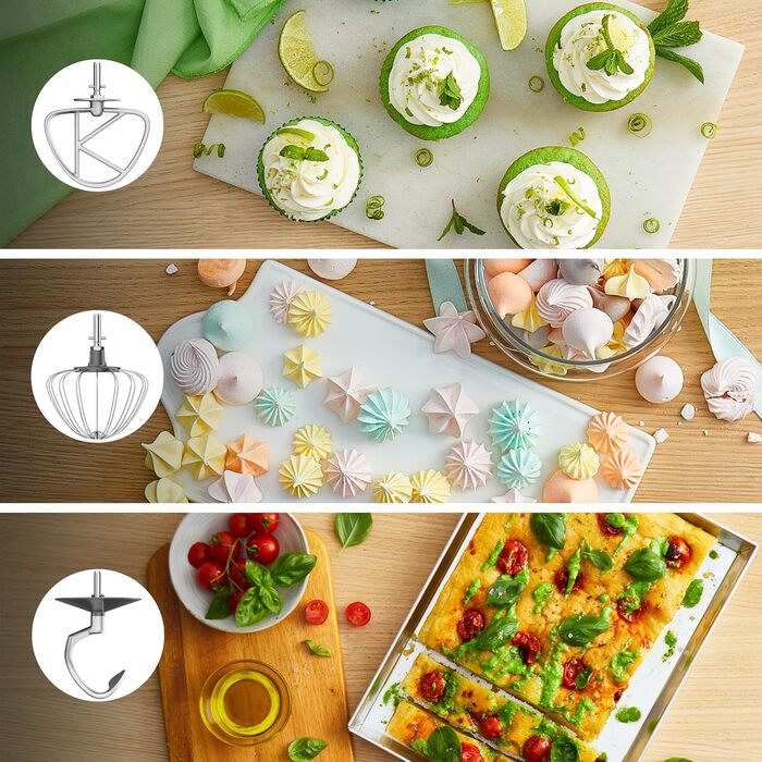 Кухонна машина Kenwood Go KZM35.000GY, компактна, чаша 4 л, K-гак, вінчик, гак для тіста, захисний екран та мірна ложка, металевий корпус з ручкою, 800 Вт, синьо-сіра