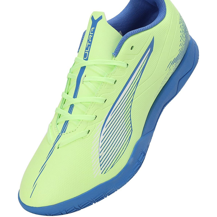 Футбольні бутси Puma Unisex Kinder Ultra 5 Play ItSoccer 40 EU Fizzy Apple Puma White Bluemazing