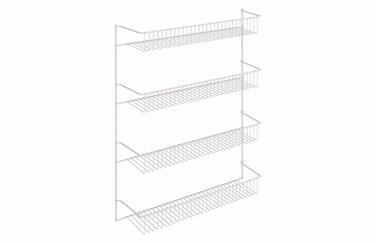 Настінна полиця ClosetMaid 8033, 4-рівнева, ширина 18 дюймів, 4 елементи