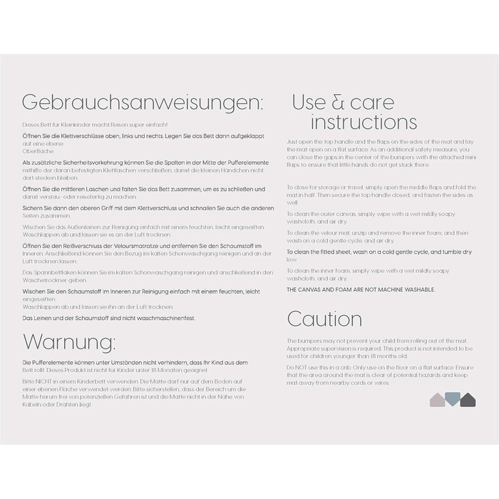 Ліжко Milliard Rice з матрацом і захистом від випадіння, ліжечко для немовлят і дітей - компактне, складне і практичне для подорож
