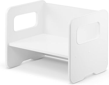 Дитяча лавка defiPad дитяча лавка може перетворюватися на дитячий стіл дерев'яна лавка з 2 висотами сидіння дитяча лавка з функціє