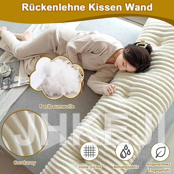 Подушка для спинки ліжка 100 см, сіра подушка для спинки ліжка, велика трикутна подушка для підтримки спини, плюшева клиноподібна подушка для узголів&39я ліжка, подушка для спинки до стіни, подушка для спинки, яку можна прати, сіра 1005020 см