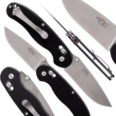 Кишеньковий складаний ніж зі сталі 440С лезо 78мм G10 нековзна ручка з кліпсою Кемпінг Полювання Риболовля Відкритий EDC ніж 184мм