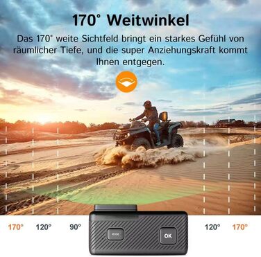 Підводна камера Matrodive 5k Ultra HD - Опануйте техніки глибоководної зйомки. Екшн-камера із сенсорним екраном C1-5K - Ідеально підходить для екстремальних видів спорту та пригод. 6*4*2 см Чорний колір