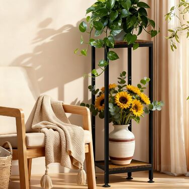 Підставка для квітів, підставка для рослин, надзвичайно велика полиця для рослин 104 см, кутова полиця для рослин, полиця для кімнатних рослин, квіткова драбина, підставка для рослин для вітальні, балкону та офісу, 104 см - 1 упаковка