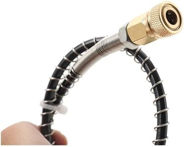 Адаптер для передачі YILIKISS SET шланг високого тиску для Soda Maker Duo Quick Connect QC, тип, Terra Адаптер для пересадки з великих бутлів на нові балони СО2 (перехідник для перенесення шланг високого тиску)