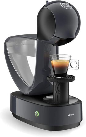 Кавоварка KRUPS Nescaf Dolce Gusto Infinissima, мультидрінковий дизайн, великий знімний резервуар XL, тиск 15 бар 5 коробок по 16 капсул