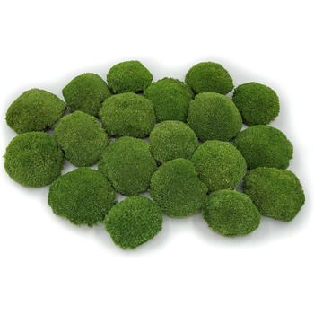 Кульковий мох, кульковий мох, консервований у 3-х різних кольорах, справжній міцний натуральний продукт для виготовлення мохових картин, займає площу 30х30 см - 0,10 м (світло-зелений)