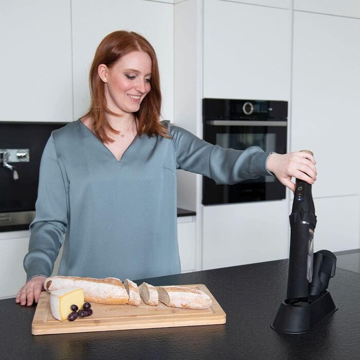 Акумуляторний ручний пилосос без мішка - акумуляторний пилосос з великою кількістю аксесуарів, включаючи довгу гнучку насадку - та