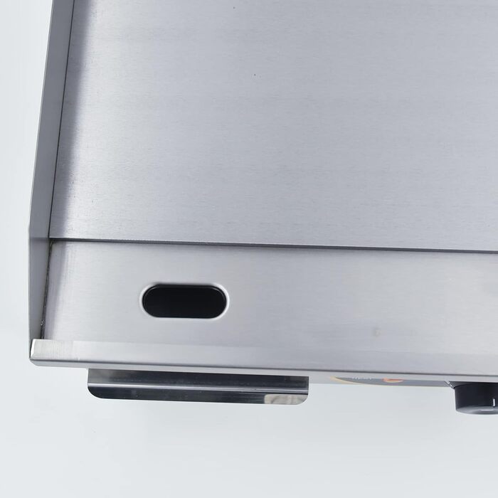 Електрична гладка сковорода, професійний гастроелектричний гриль Електрична плита для гриля з чавунною поверхнею гриля 35.5 x 30 см 1500 Вт для ресторанів, кухні, комерційних, побутових тощо. 36 x 38 x 20 см