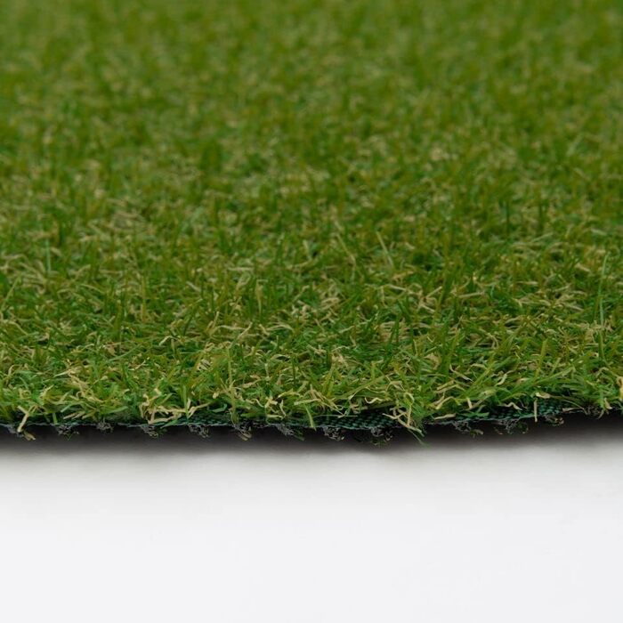 Розкішний газонний килим зі штучною травою Wembley Green Round у 5 розмірах 100 см круглий