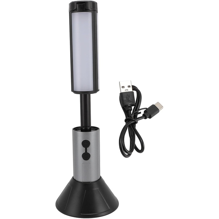 Телескопічний кемпінговий ліхтар Taidda, акумуляторний, 3000 мАг, багатофункціональний портативний ліхтарик з регульованим на 270 градусів лезом лампи та знімним абажуром, для кемпінгу