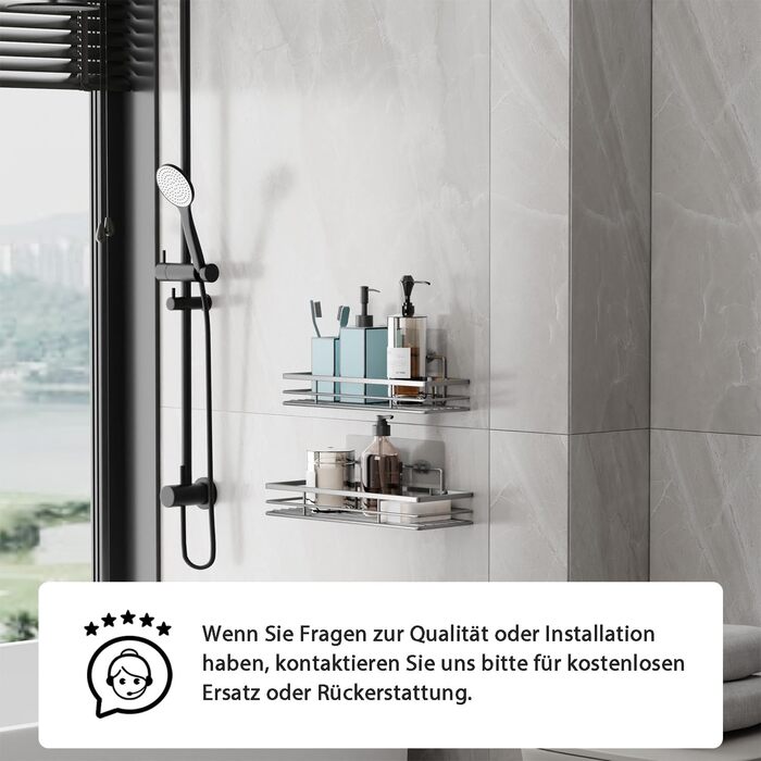 Поличка для душу шафран без свердління 2 шт. и поличка для душу кошик для душу органайзер для ванної кімнати, поличка для ванної п