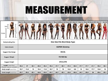 Жіночий боді-сітка Buitifo, чорний, універсальний розмір