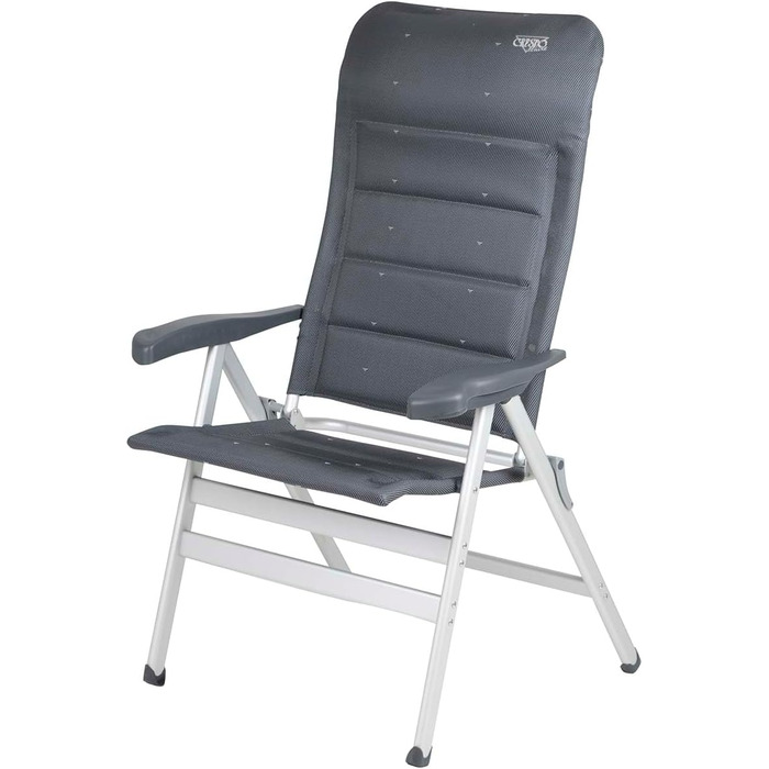 Крісло для кемпінгу Crespo XXL AL/238-DL, темно-сіре, одномісне