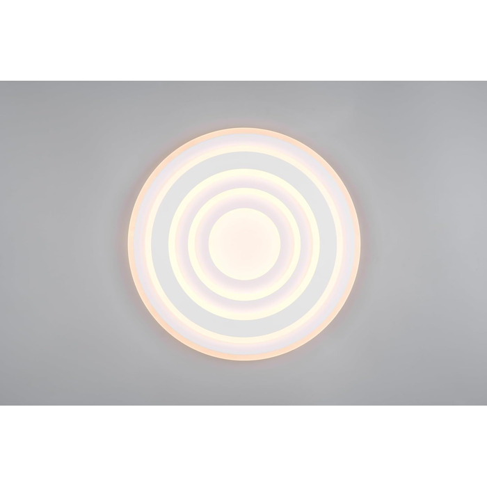 Стельовий LED-світильник Trio Leuchten Costa 633510131, білий матовий метал, акрил, 50 Вт, з пультом ДК, регулюванням кольору та яскравості світла, димером та нічним підсвічуванням