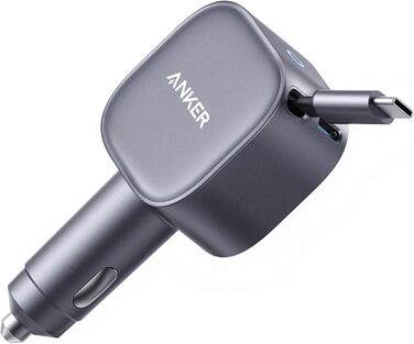 Автомобільний зарядний пристрій Anker USB-C, максимальна потужність 75 Вт. Ультракомпактний автомобільний швидкий зарядний пристрі