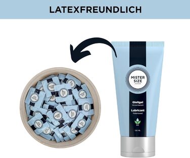 Набір MISTER SIZE 64 мм, 36 презервативів, лубрикант 100 мл