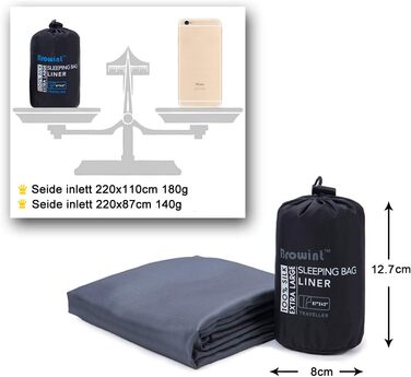 Шовковий підкладковий спальний мішок, спальний мішок-кабінка зі 100 натурального шовку, надзвичайно широкий 220x110 см, 220x87 см, мумія, підкладка для спального мішка, інкрустація, дорожній спальний мішок, тонкий, легкий, компактний, посилені кути 220x11