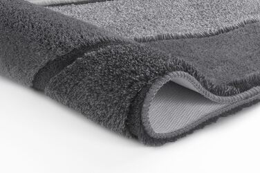 Килимок для ванної Kleine Wolke Serenade, 60 х 90 см, антрацит