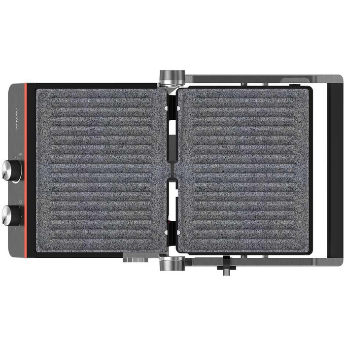 Електричний гриль Cecotec Rock'nGrill Blaze Neon потужність 2200 Вт, розкладна конструкція 180, точне керування з індикатором, знімні панелі, велика поверхня 29 x 23 см