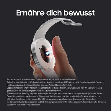 Розумний годинник Samsung Galaxy Watch8 з Galaxy AI, фітнес-годинник та фітнес-трекер, спортивний ремінець, велнес та коучинг сну, 40 мм, Bluetooth, графітовий, 3-річна гарантія виробника