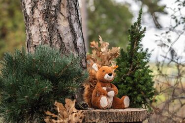 М'який друг Філя Білочка 20см, червонувато-коричнева, сидяча, Імбирний блиск, 045172