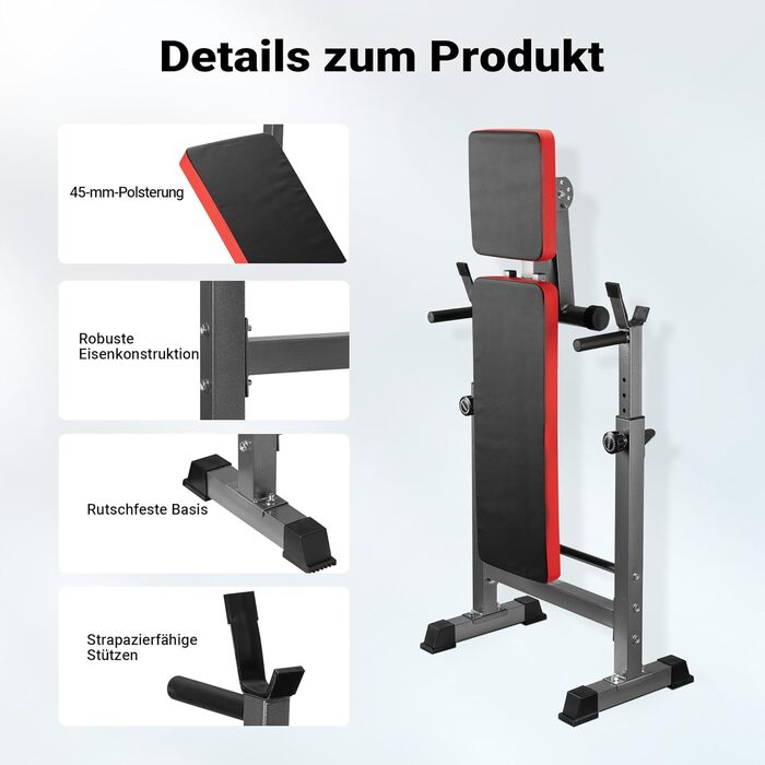 Тренувальна лава Wiltec, багатофункціональна лава до 230 кг