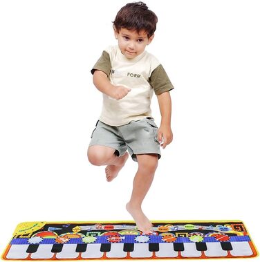 Килимок для піаніно, танцювальні килимки Килимок для піаніно Музичний килимок для дітей, 5 режимів 8 інструментів Звуки Іграшка Му