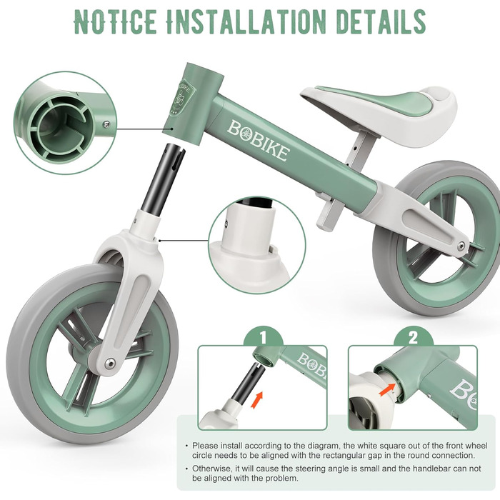 Велосипед-балансир MHCYLION від 1,5-4 років до 25 кг, регульовані по висоті кермо і сідло, фіксатор керма, ультралегкий дитячий ве