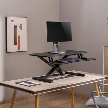 Підставка для столу Toboli з підставкою для клавіатури 95x40 см, регульована висота стільниці для ноутбуків 950x400x115500 мм