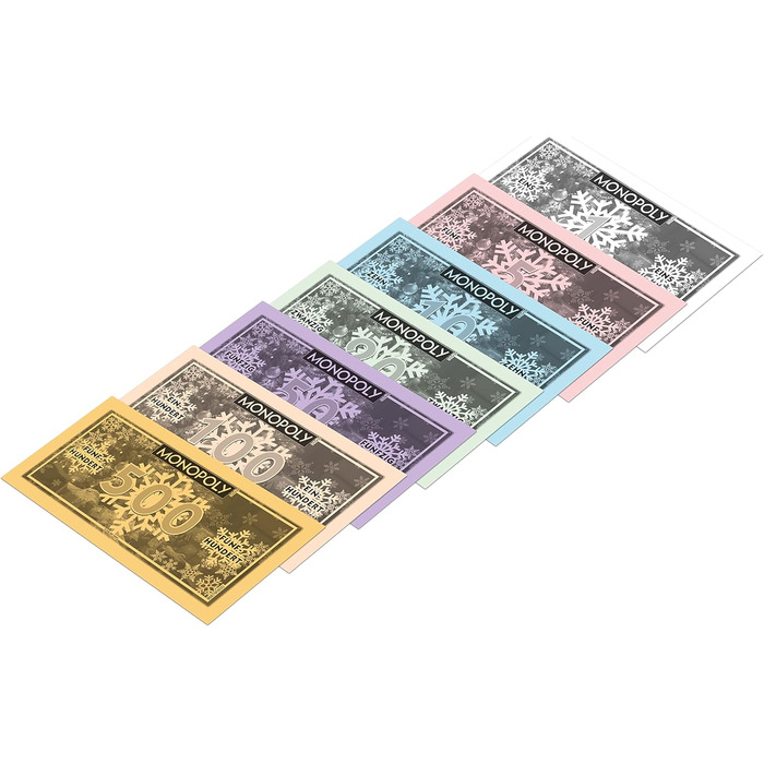 Виграшні ходи Монополія Різдвяне видання - Монополія для фанатів - Сімейні стратегічні настільні ігри - Різдво - 2 гравців віком від 8 років - Німецька