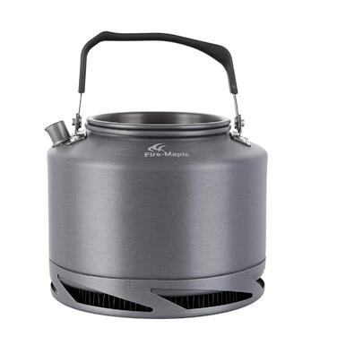 Кемпінговий чайник Fire-Maple з анодованого алюмінію, XT у двох розмірах, 1,5 літра, чорний