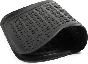 Ароматизований піддон для взуття 40 x 72 см Килимок для взуття Поличка для взуття Підставка для взуття Піддон для взуття, під дощ, осінь, зима Термопластик Протиковзкий Піддон для взуття Гнучкий 40 x 72 см Чорний