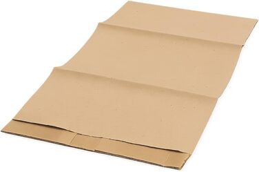 Паперові пакети для біовідходів ARLI 200 шт. 10 л, 20x16x34 см, виготовлені з переробленого паперу 70 г/м, компостовані та без пластику, коричневі та вологостійкі для органічних відходів (200 пакетів) (200 упаковок)