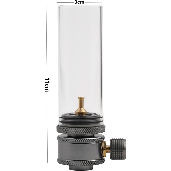 Ліхтар для кемпінгу на паливному паливі, з алюмінієвого сплаву, газовий ліхтар для кемпінгу, походів, активного відпочинку на природі (газовий ліхтар)